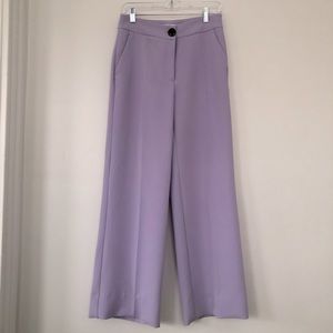 Lilac wide leg trousers *altered